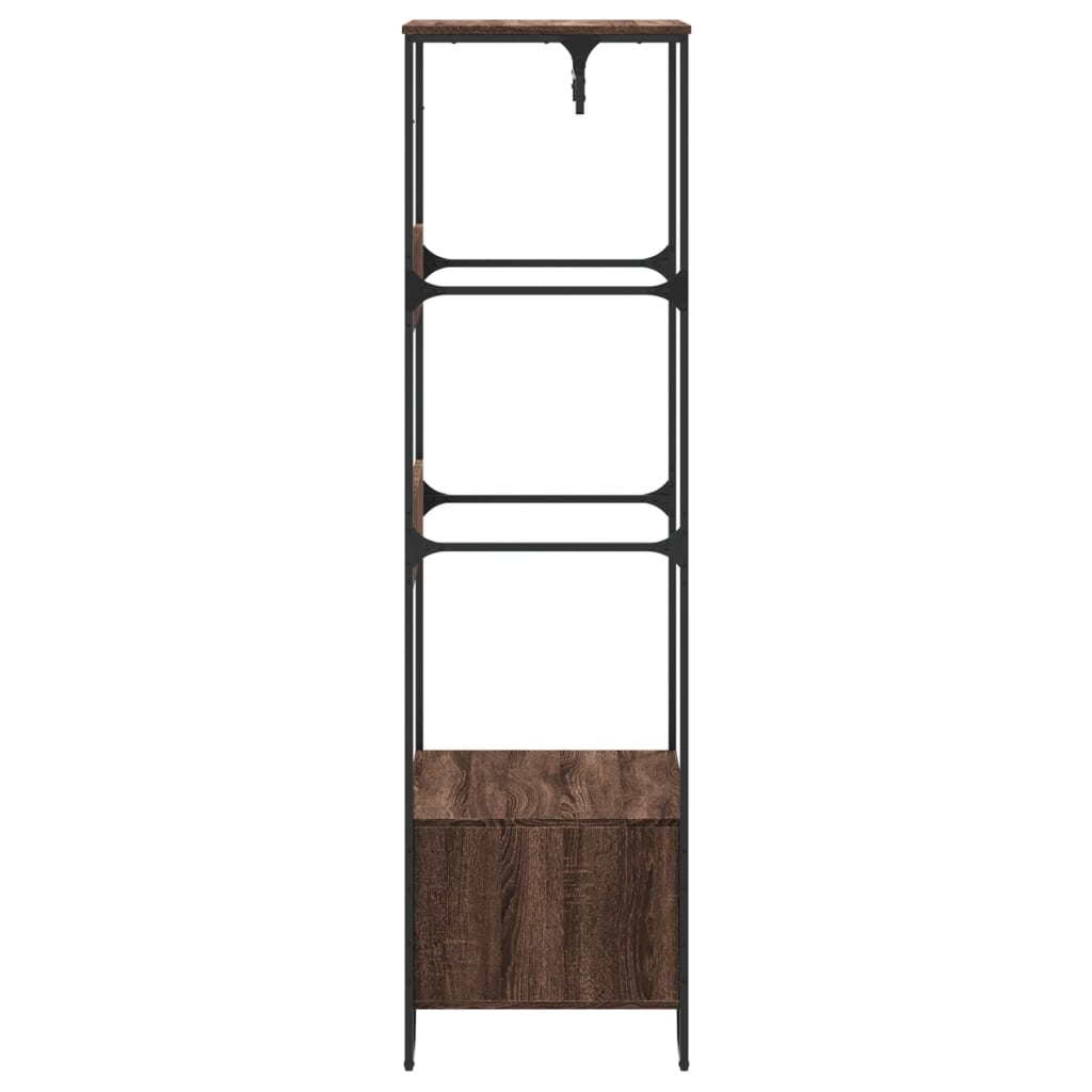 Kledingkast 90x50x180 cm bewerkt hout bruin eikenkleurig is nu te koop bij PeponiXL, paradijselijk wonen!
