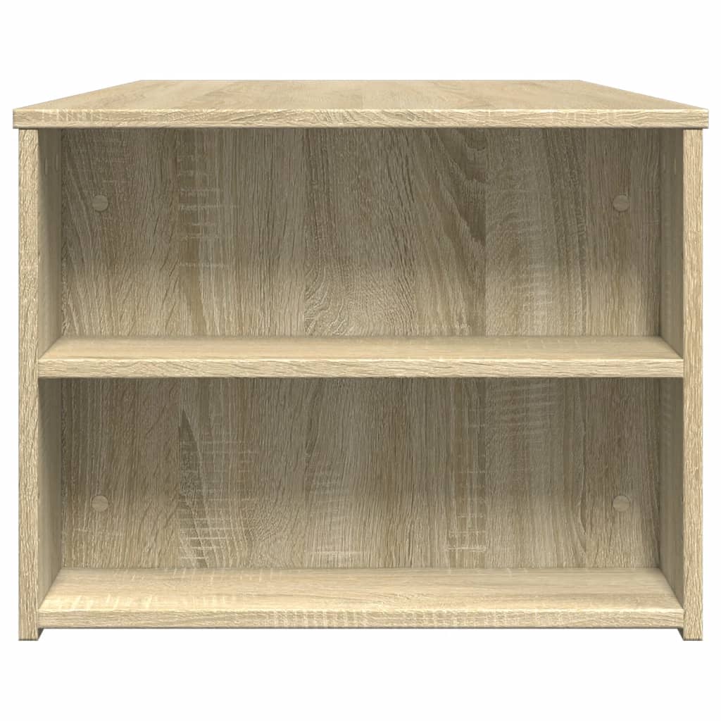 Salontafel 102x55x42 cm bewerkt hout sonoma eikenkleurig is nu te koop bij PeponiXL, paradijselijk wonen!