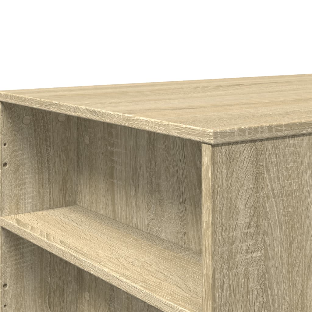 Salontafel 102x55x42 cm bewerkt hout sonoma eikenkleurig is nu te koop bij PeponiXL, paradijselijk wonen!