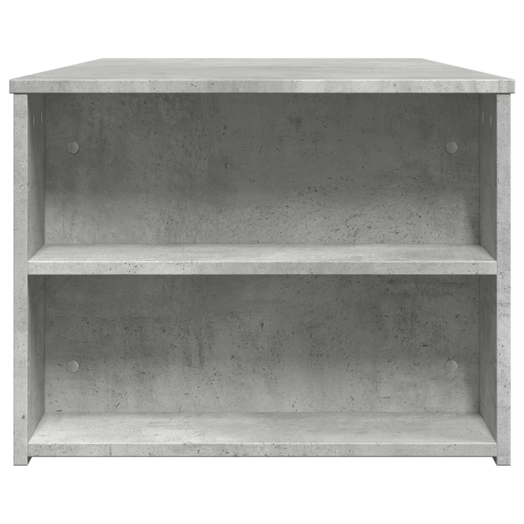 Salontafel 102x55x42 cm bewerkt hout betongrijs is nu te koop bij PeponiXL, paradijselijk wonen!