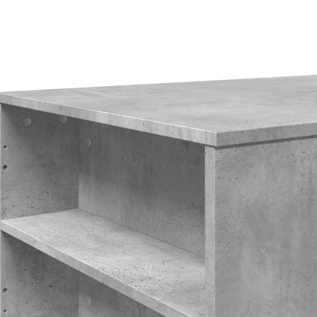 Salontafel 102x55x42 cm bewerkt hout betongrijs is nu te koop bij PeponiXL, paradijselijk wonen!