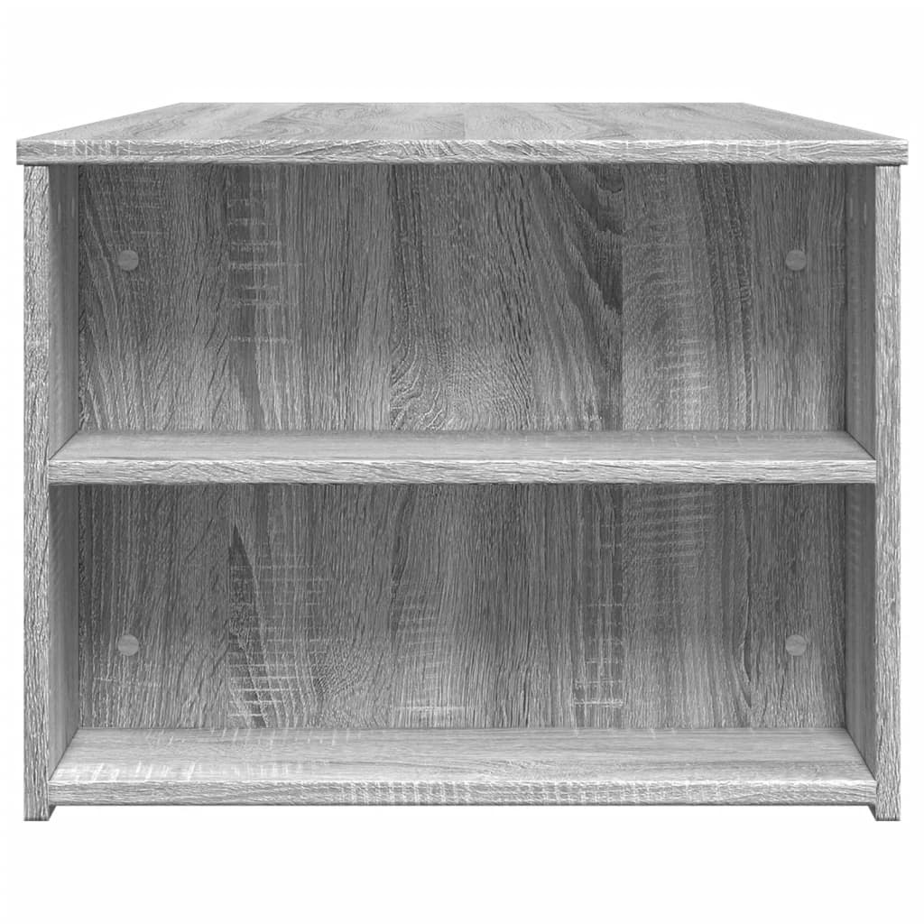 Salontafel 102x55x42 cm bewerkt hout grijs sonoma eikenkleurig is nu te koop bij PeponiXL, paradijselijk wonen!