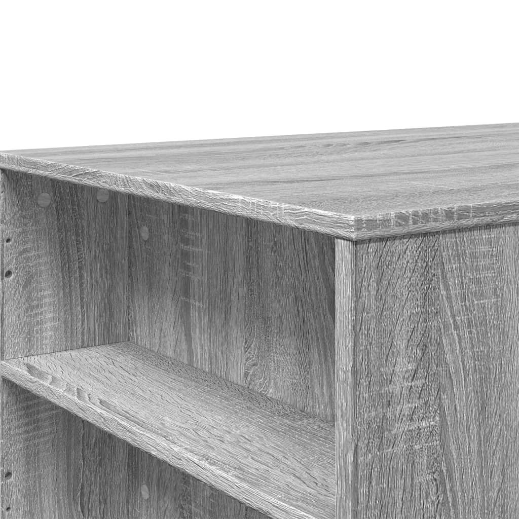 Salontafel 102x55x42 cm bewerkt hout grijs sonoma eikenkleurig is nu te koop bij PeponiXL, paradijselijk wonen!