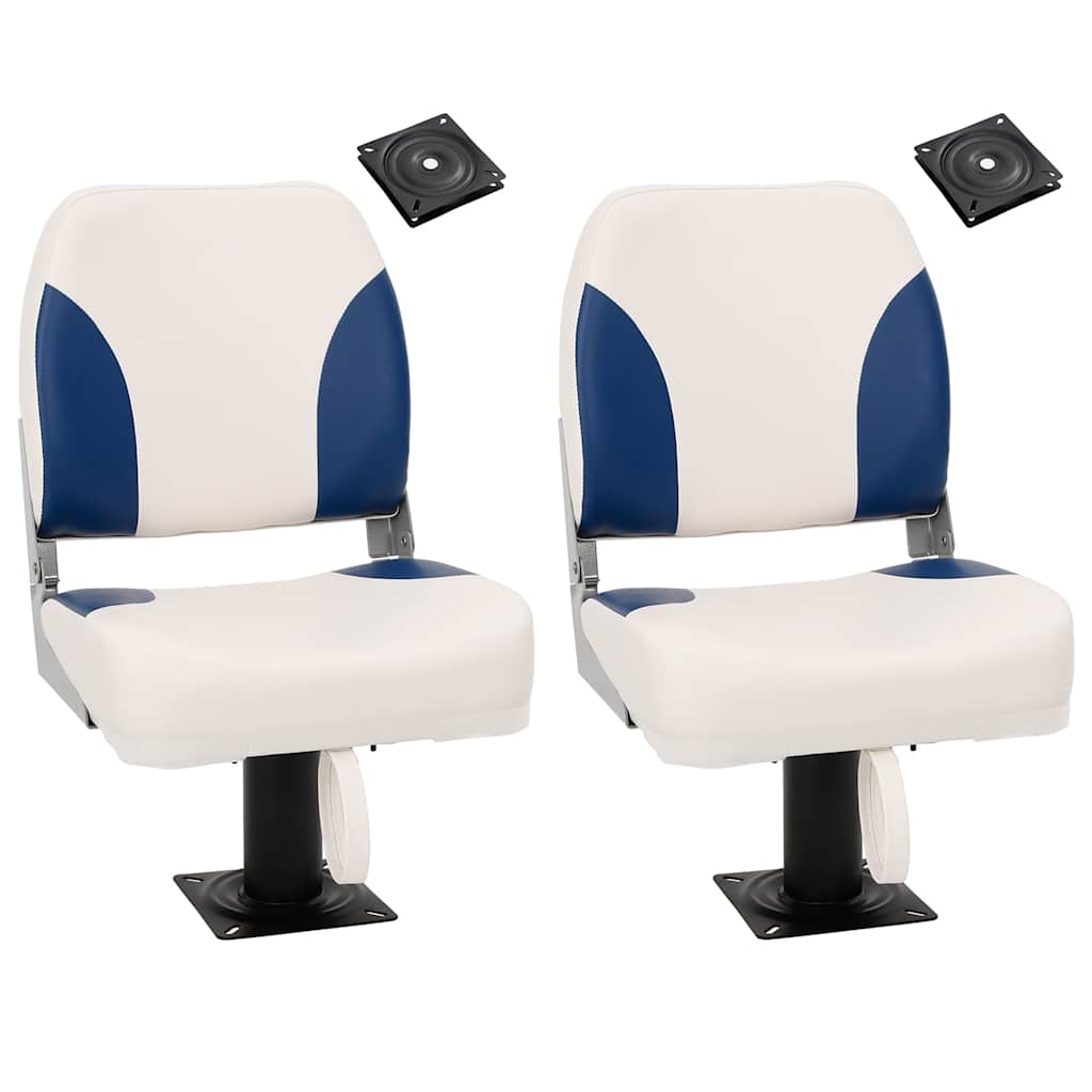 Bootstoelen 2 st met poot 360° draaibaar is nu te koop bij PeponiXL, paradijselijk wonen!
