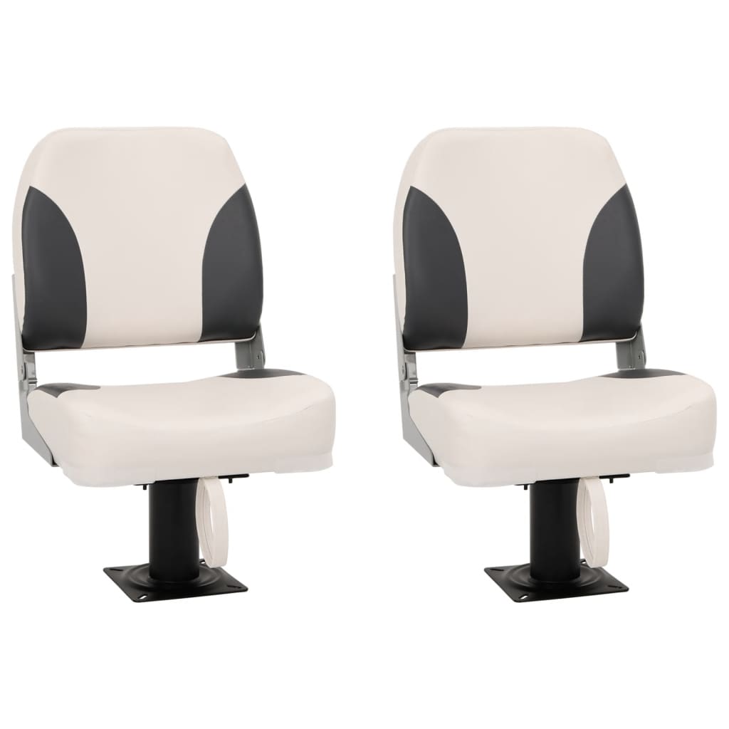 Bootstoelen 2 st met poot 360° draaibaar is nu te koop bij PeponiXL, paradijselijk wonen!