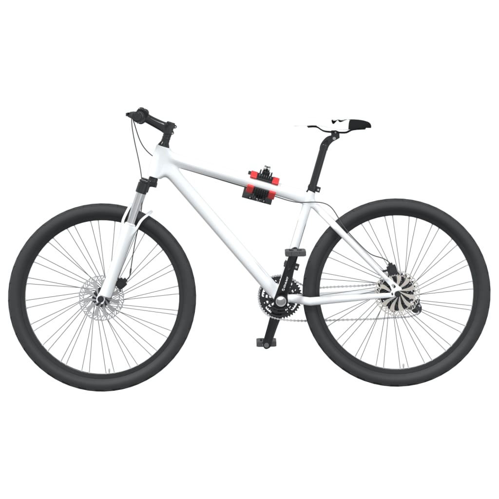 Fietsreparatiehouder inklapbaar wandmontage rood en zwart staal is nu te koop bij PeponiXL, paradijselijk wonen!