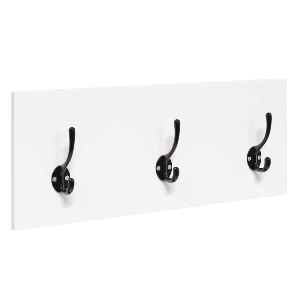 4-delige Garderobe set bewerkt hout wit is nu te koop bij PeponiXL, paradijselijk wonen!