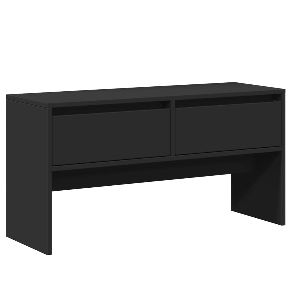 4-delige Garderobe set bewerkt hout zwart is nu te koop bij PeponiXL, paradijselijk wonen!