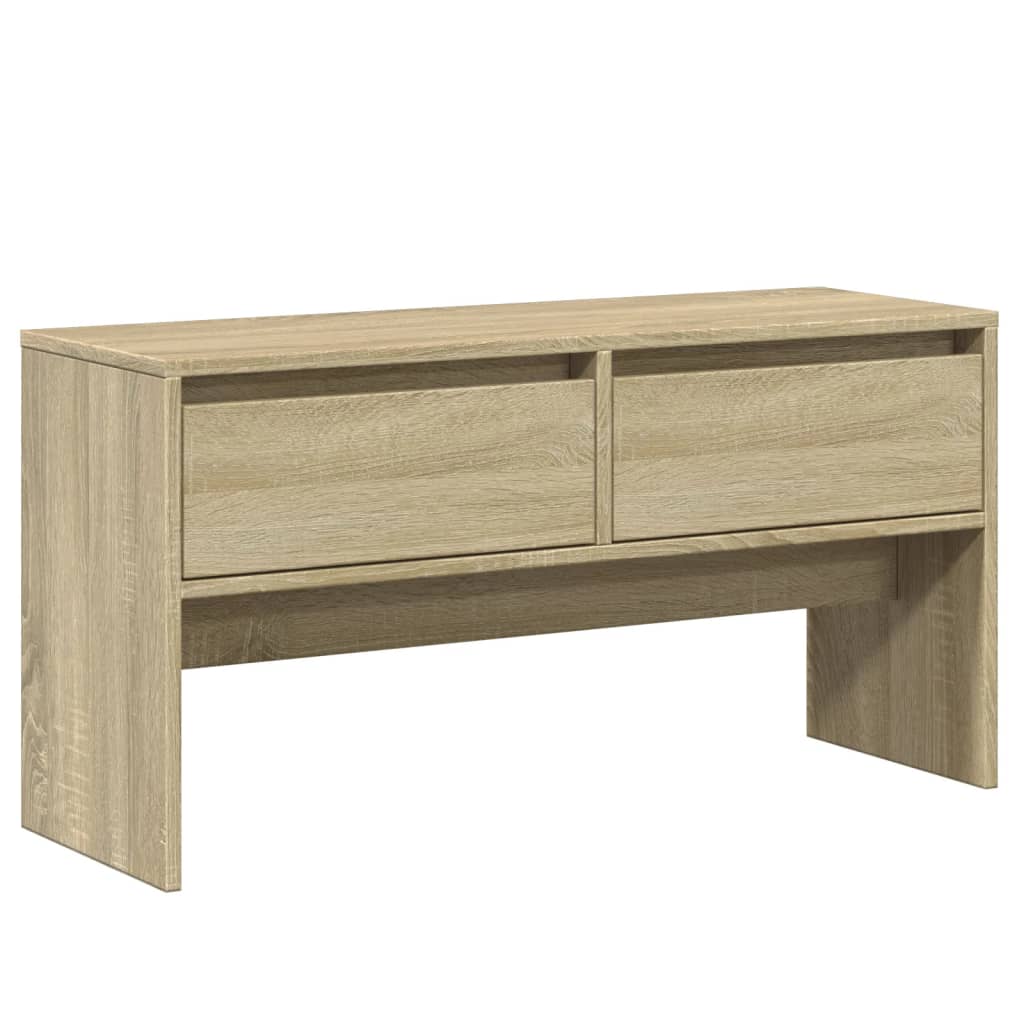 4-delige Garderobe set bewerkt hout sonoma eikenkleurig is nu te koop bij PeponiXL, paradijselijk wonen!