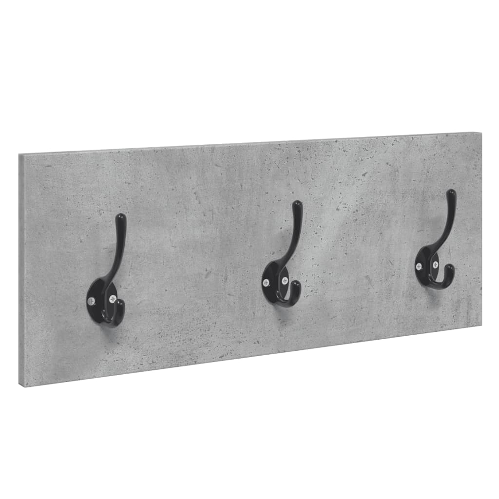 4-delige Garderobe set bewerkt hout betongrijs is nu te koop bij PeponiXL, paradijselijk wonen!