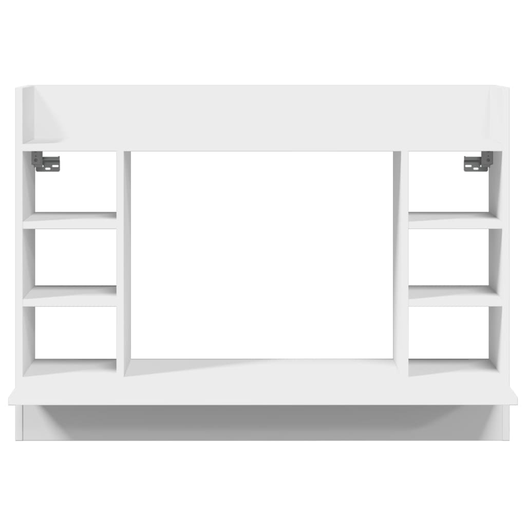 Wandbureau 105x48x75 cm bewerkt hout wit is nu te koop bij PeponiXL, paradijselijk wonen!
