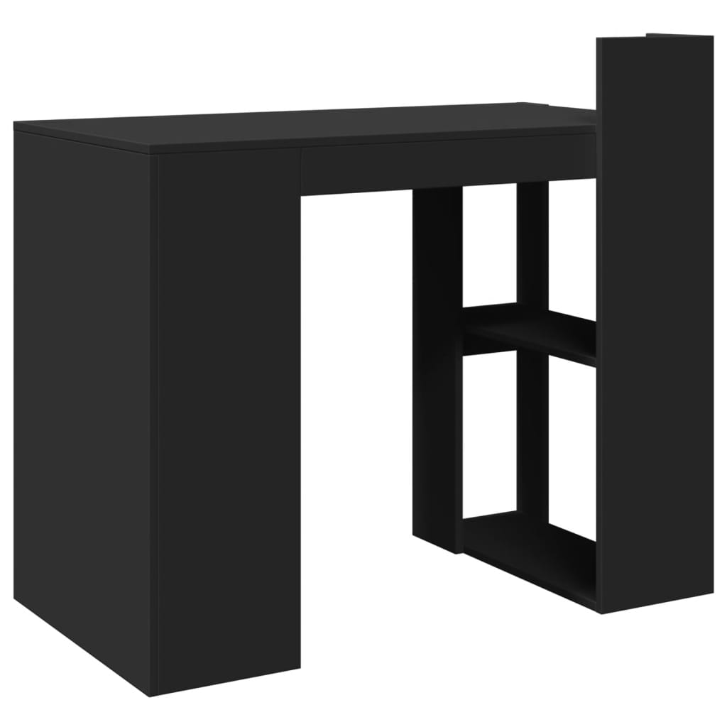 Bureau 103,5x56,5x94 cm bewerkt hout zwart is nu te koop bij PeponiXL, paradijselijk wonen!
