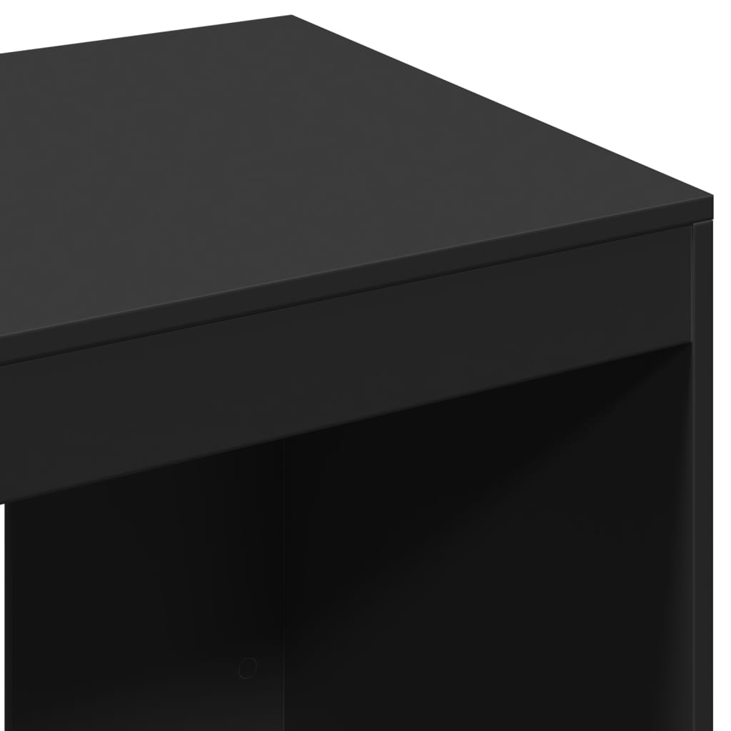 Bureau 103,5x56,5x94 cm bewerkt hout zwart is nu te koop bij PeponiXL, paradijselijk wonen!