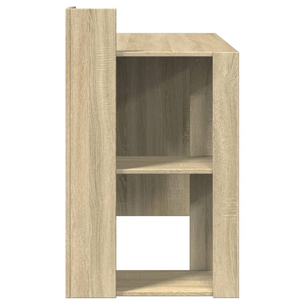 Bureau 103,5x56,5x94 cm bewerkt hout sonoma eikenkleurig is nu te koop bij PeponiXL, paradijselijk wonen!