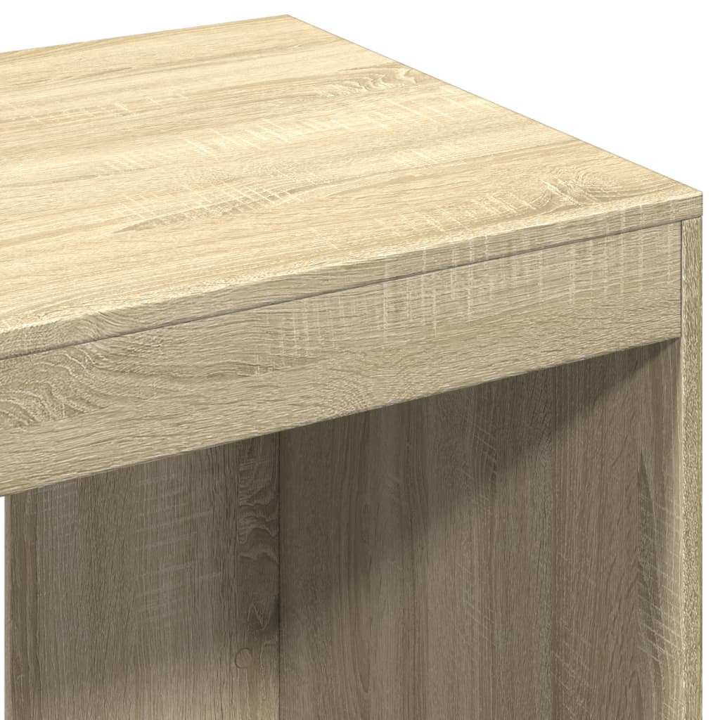 Bureau 103,5x56,5x94 cm bewerkt hout sonoma eikenkleurig is nu te koop bij PeponiXL, paradijselijk wonen!