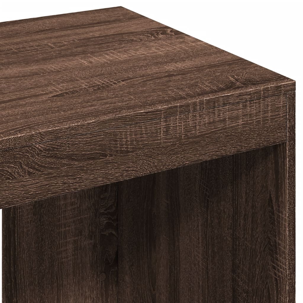 Bureau 103,5x56,5x94 cm bewerkt hout bruin eikenkleurig is nu te koop bij PeponiXL, paradijselijk wonen!