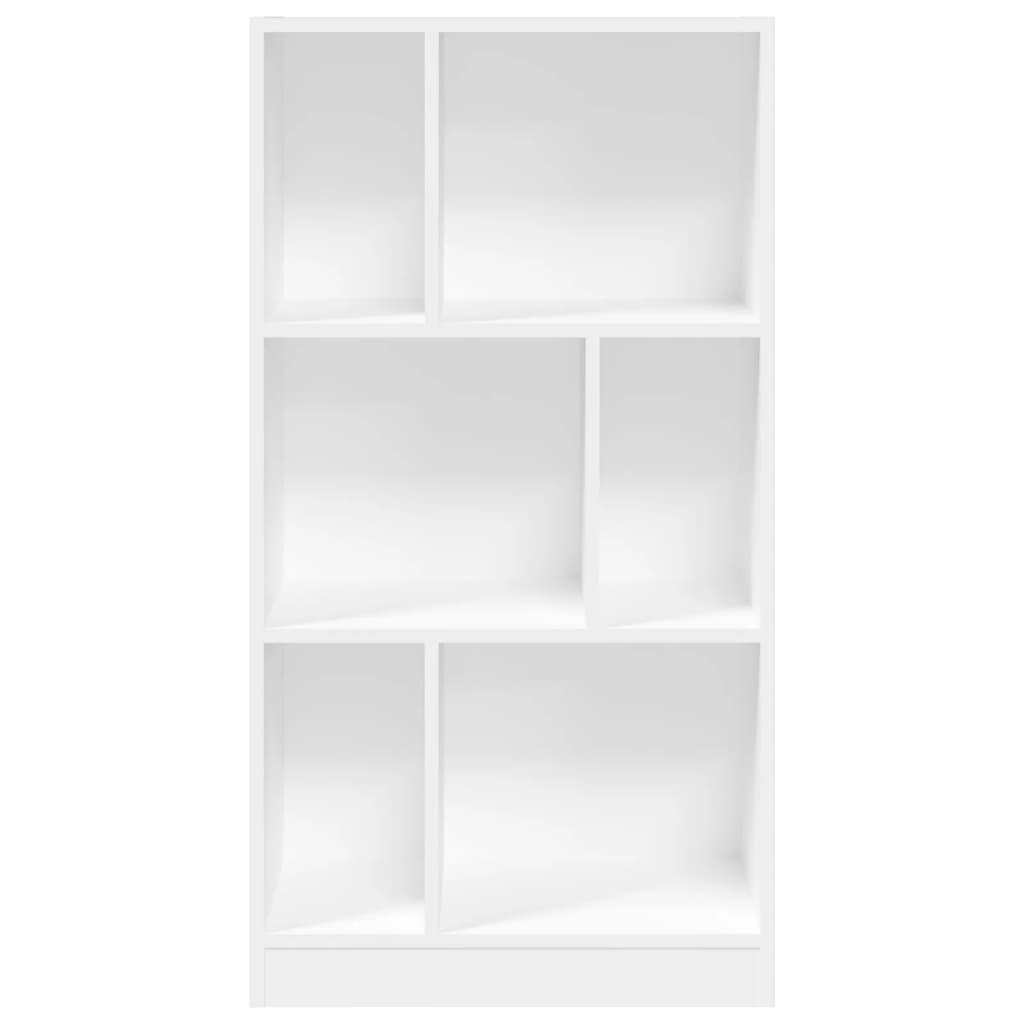 Boekenkast 57x28,5x107,5 cm bewerkt hout wit is nu te koop bij PeponiXL, paradijselijk wonen!