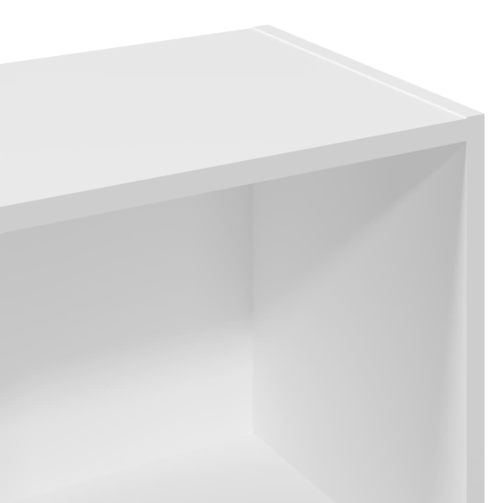 Boekenkast 57x28,5x107,5 cm bewerkt hout wit is nu te koop bij PeponiXL, paradijselijk wonen!