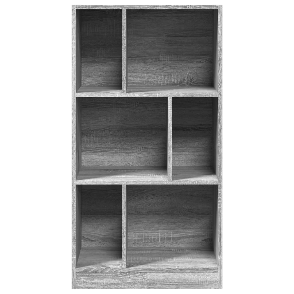 Boekenkast 57x28,5x107,5 cm bewerkt hout grijs sonoma eiken is nu te koop bij PeponiXL, paradijselijk wonen!