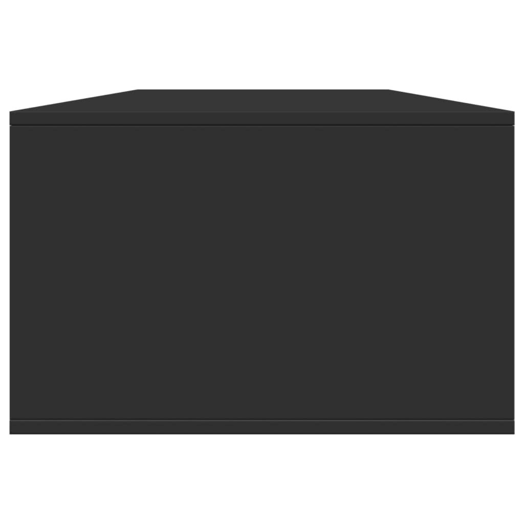 Salontafel 102x55x35 cm bewerkt hout zwart is nu te koop bij PeponiXL, paradijselijk wonen!