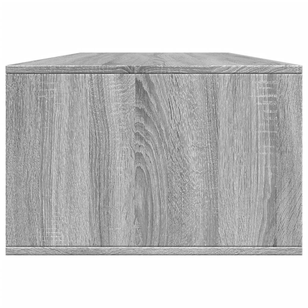 Salontafel 102x55x35 cm bewerkt hout grijs sonoma eikenkleurig is nu te koop bij PeponiXL, paradijselijk wonen!