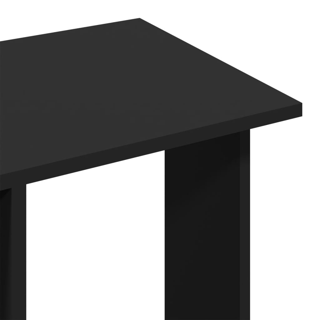 Kledingkast met wielen 102x38x110 cm bewerkt hout zwart is nu te koop bij PeponiXL, paradijselijk wonen!