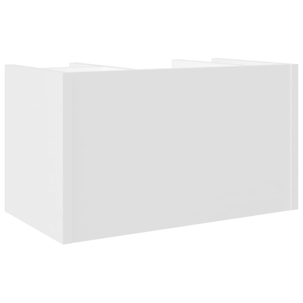 Bureau organiser 44,5x24x25 cm bewerkt hout wit is nu te koop bij PeponiXL, paradijselijk wonen!