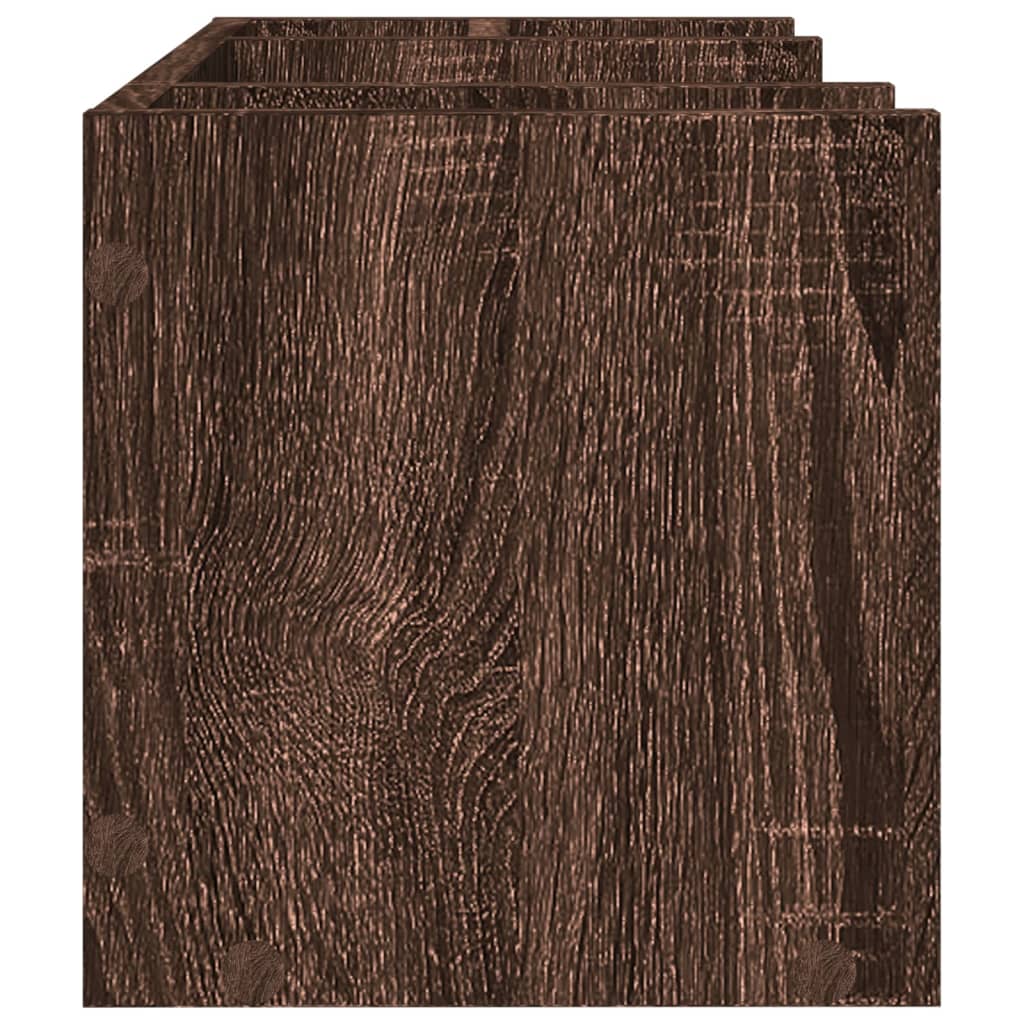 Bureau organiser 44,5x24x25 cm bewerkt hout bruin eikenkleur is nu te koop bij PeponiXL, paradijselijk wonen!