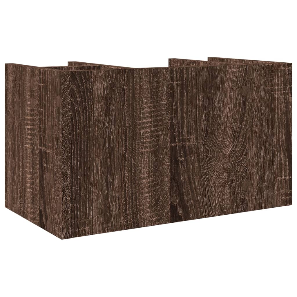 Bureau organiser 44,5x24x25 cm bewerkt hout bruin eikenkleur is nu te koop bij PeponiXL, paradijselijk wonen!