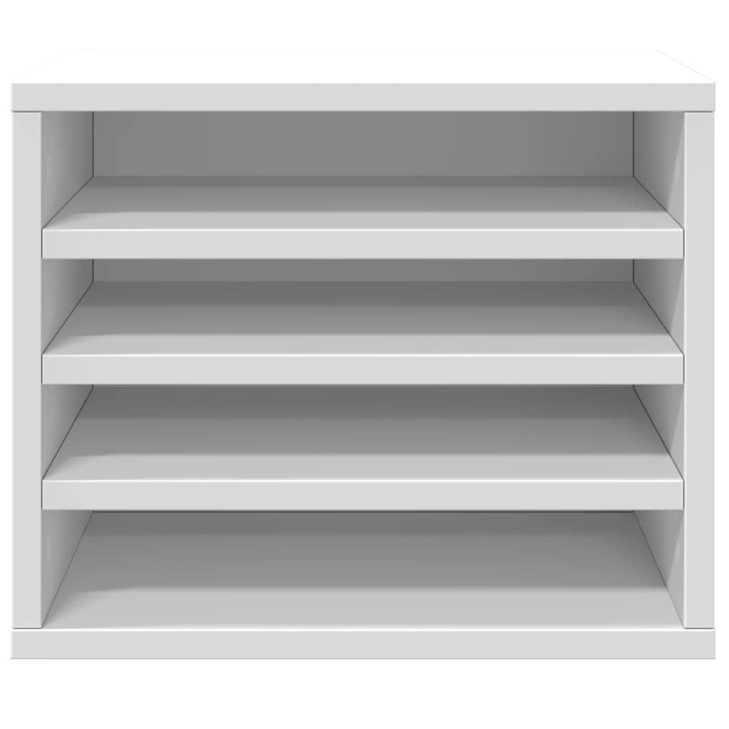 Bureau organiser 36x26x29,5 cm bewerkt hout wit is nu te koop bij PeponiXL, paradijselijk wonen!