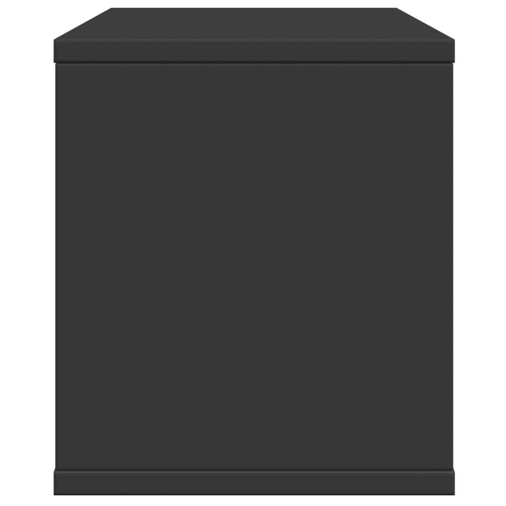 Bureau organiser 36x26x29,5 cm bewerkt hout zwart is nu te koop bij PeponiXL, paradijselijk wonen!
