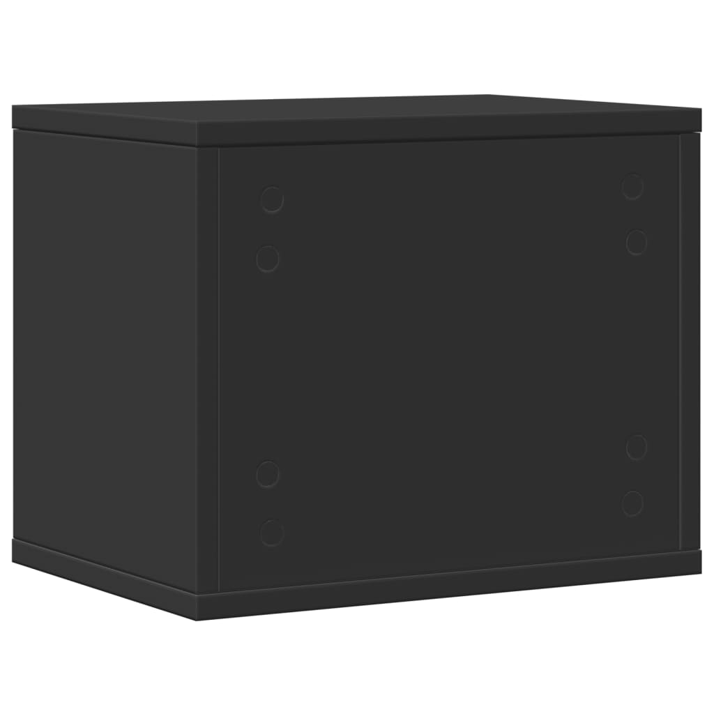 Bureau organiser 36x26x29,5 cm bewerkt hout zwart is nu te koop bij PeponiXL, paradijselijk wonen!