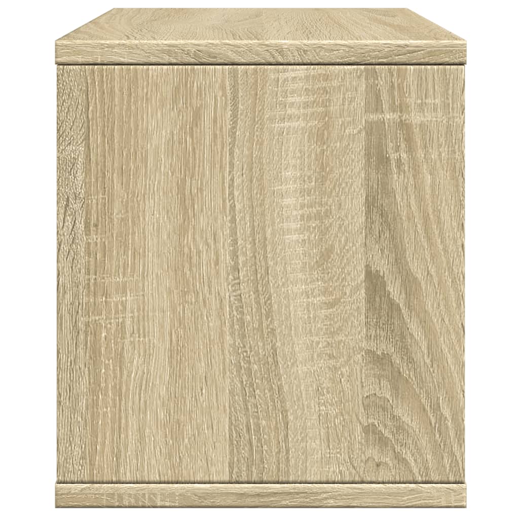 Bureau organiser 36x26x29,5 cm bewerkt hout sonoma eikenkleurig is nu te koop bij PeponiXL, paradijselijk wonen!