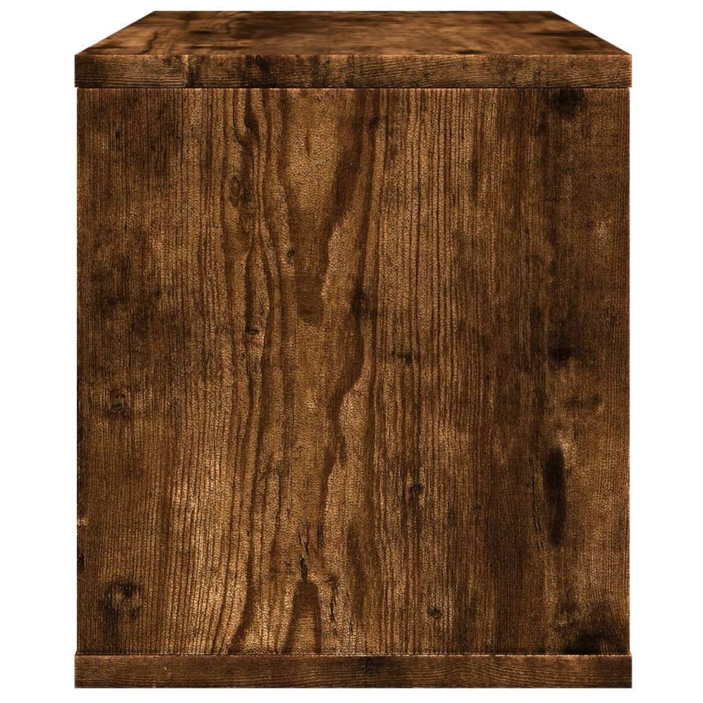 Bureau organiser 36x26x29,5 cm bewerkt hout gerookt eikenkleur is nu te koop bij PeponiXL, paradijselijk wonen!