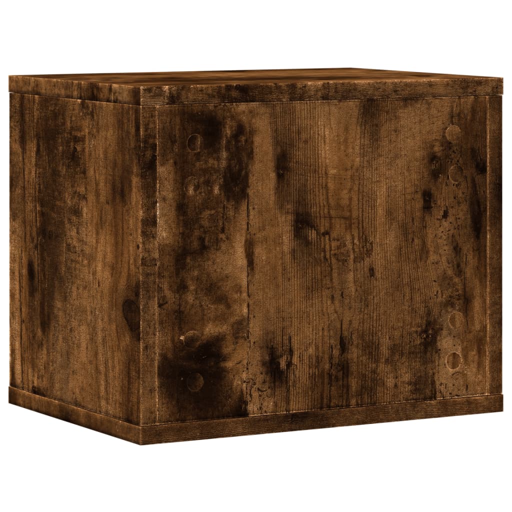 Bureau organiser 36x26x29,5 cm bewerkt hout gerookt eikenkleur is nu te koop bij PeponiXL, paradijselijk wonen!