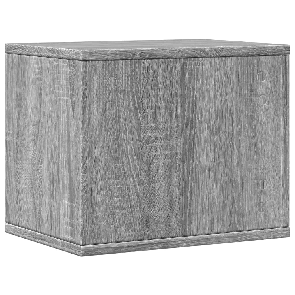 Bureau organiser 36x26x29,5 cm bewerkt hout grijs sonoma eiken is nu te koop bij PeponiXL, paradijselijk wonen!