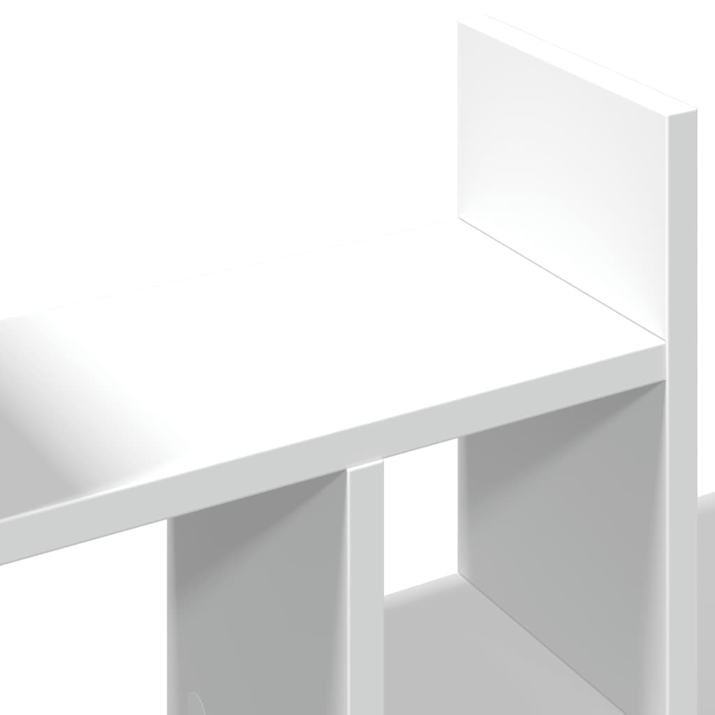 Bureau organiser 34,5x15,5x35,5 cm bewerkt hout wit is nu te koop bij PeponiXL, paradijselijk wonen!