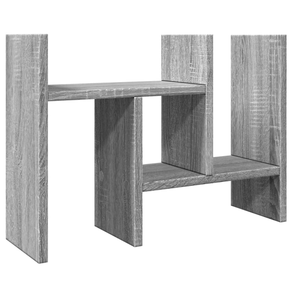 Bureau organiser 34,5x15,5x35,5 cm bewerkt hout grijs sonoma is nu te koop bij PeponiXL, paradijselijk wonen!