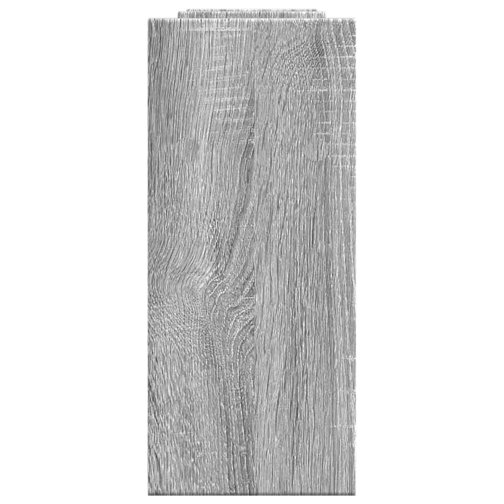 Bureau organiser 34,5x15,5x35,5 cm bewerkt hout grijs sonoma is nu te koop bij PeponiXL, paradijselijk wonen!