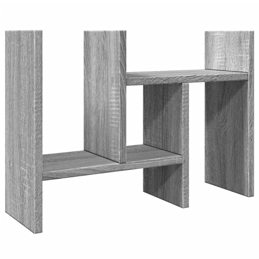 Bureau organiser 34,5x15,5x35,5 cm bewerkt hout grijs sonoma is nu te koop bij PeponiXL, paradijselijk wonen!