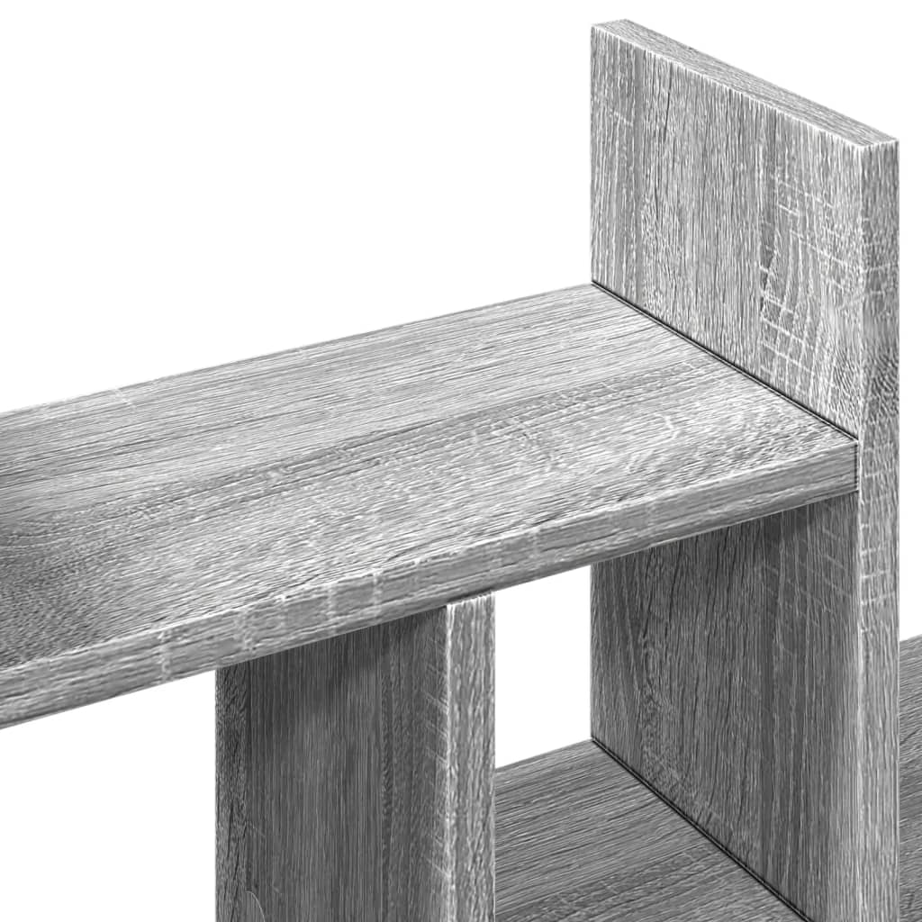 Bureau organiser 34,5x15,5x35,5 cm bewerkt hout grijs sonoma is nu te koop bij PeponiXL, paradijselijk wonen!