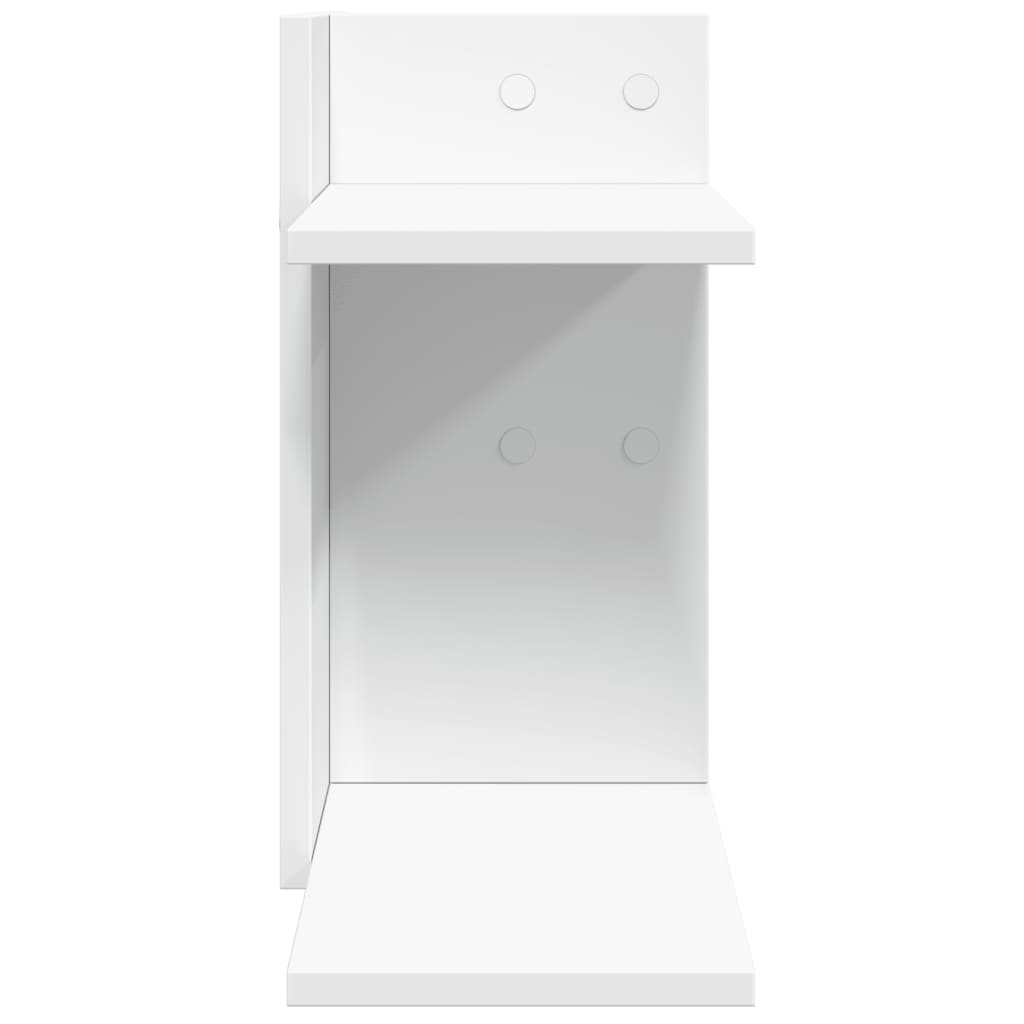 Bureau organiser 42x21,5x42 cm bewerkt hout wit is nu te koop bij PeponiXL, paradijselijk wonen!