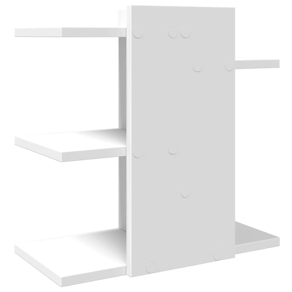 Bureau organiser 42x21,5x42 cm bewerkt hout wit is nu te koop bij PeponiXL, paradijselijk wonen!