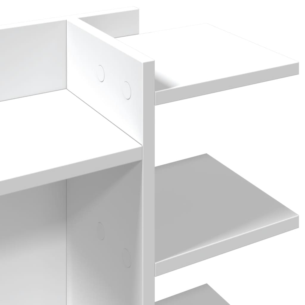 Bureau organiser 42x21,5x42 cm bewerkt hout wit is nu te koop bij PeponiXL, paradijselijk wonen!