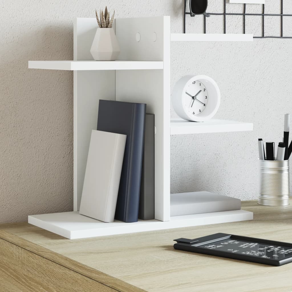 Bureau organiser 42x21,5x42 cm bewerkt hout wit is nu te koop bij PeponiXL, paradijselijk wonen!