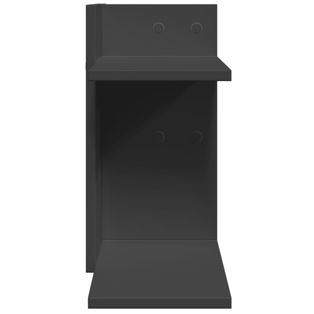 Bureau organiser 42x21,5x42 cm bewerkt hout zwart is nu te koop bij PeponiXL, paradijselijk wonen!