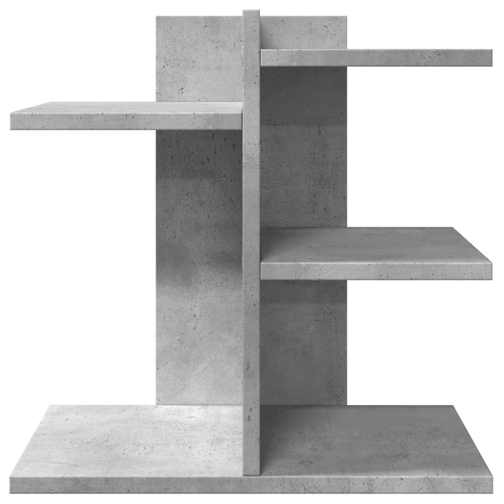 Bureau organiser 42x21,5x42 cm bewerkt hout betongrijs is nu te koop bij PeponiXL, paradijselijk wonen!