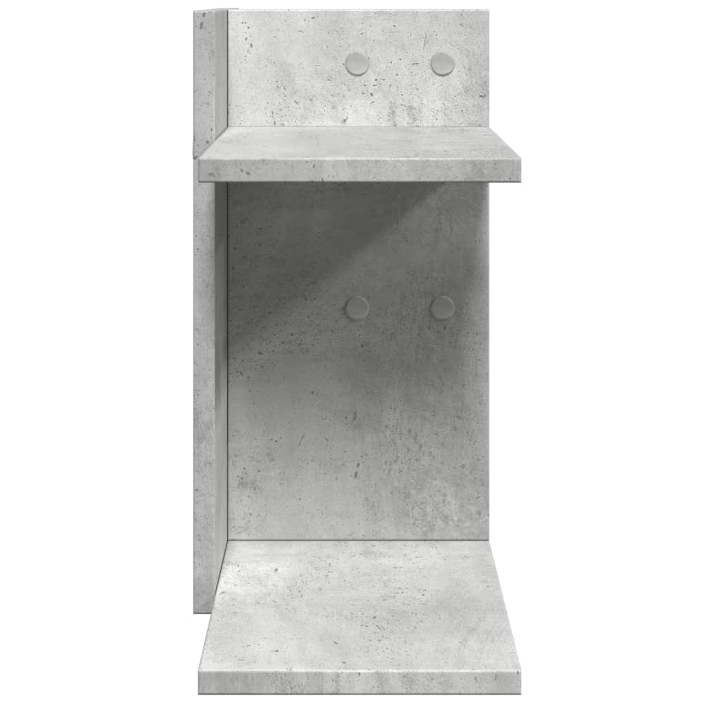 Bureau organiser 42x21,5x42 cm bewerkt hout betongrijs is nu te koop bij PeponiXL, paradijselijk wonen!