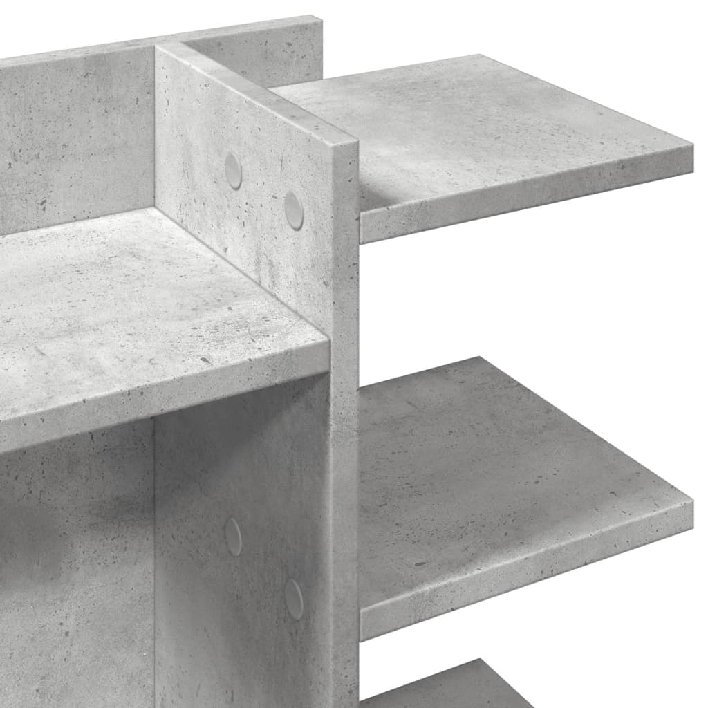 Bureau organiser 42x21,5x42 cm bewerkt hout betongrijs is nu te koop bij PeponiXL, paradijselijk wonen!