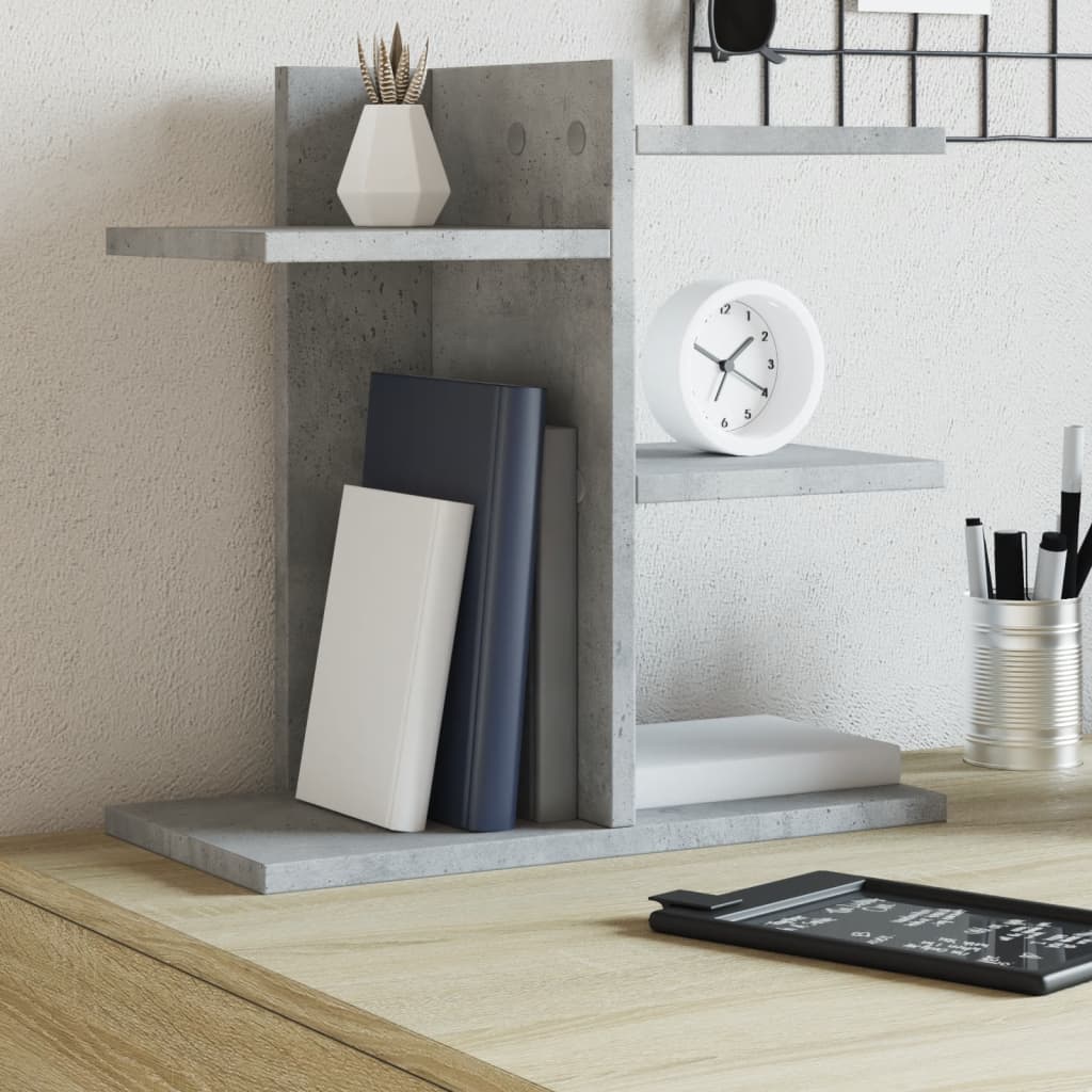 Bureau organiser 42x21,5x42 cm bewerkt hout betongrijs is nu te koop bij PeponiXL, paradijselijk wonen!